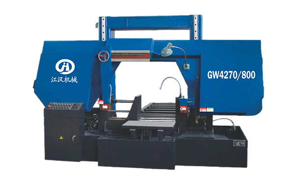 江汉石油管理局GW4270/800双柱龙门卧式带锯床